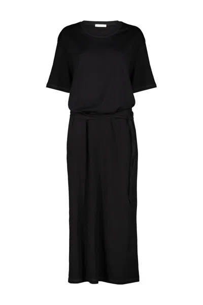 LEMAIRE LEMAIRE BELTED RIB T-SHIRT DRESS CLOTHING