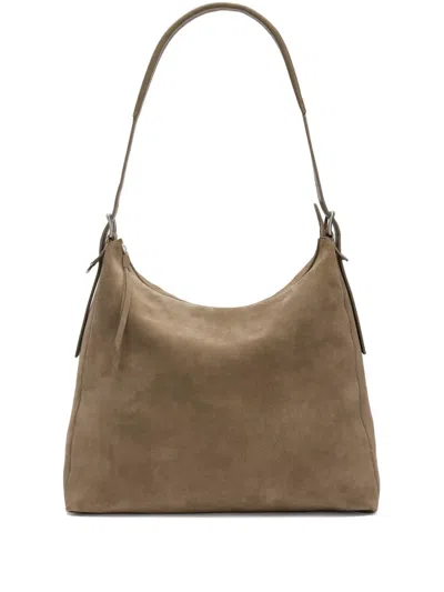 Lemaire Belted Shoulder Bag In Brown