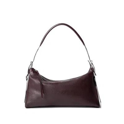 Lemaire Belted Baguette Shoulder Bag In Brown