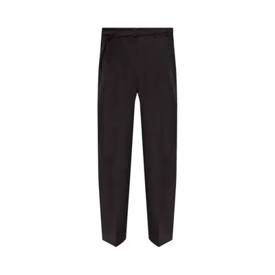 Pre-owned Lemaire Belted Tailored Pants 'dark Espresso Melange' | Brown | Women's Size 36