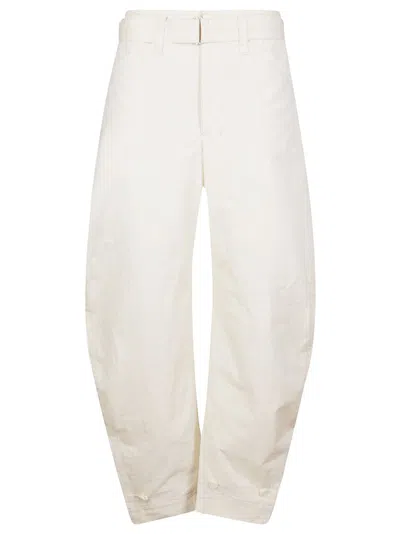 LEMAIRE LEMAIRE BELTED TAPERED PANTS