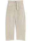 Lemaire Belted Trousers In Neutrals