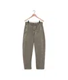 Lemaire Belted Twisted Jeans In Gray