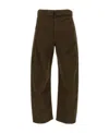 Lemaire Twisted Belted Pants In Black
