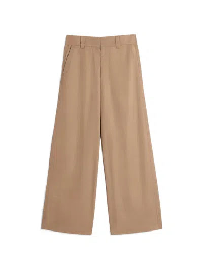 Lemaire Belt-loop Pocket Trousers In Brown