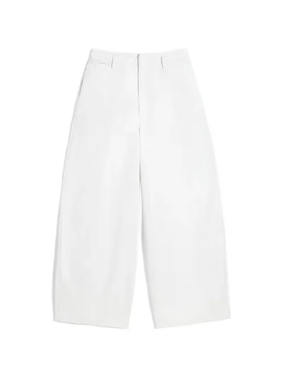 Lemaire Belt-loop Pocket Trousers In Neutral