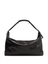 Lemaire Berlingot Leather Holdall In Black