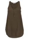 Lemaire Tank Top With Bias Cut And Scoop Hem
