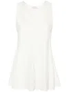 Lemaire Bias Cut Tank Top Clothing In White