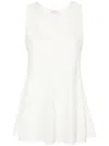 Lemaire Bias Cut Tank Top Clothing In White