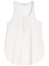 Lemaire Bias Cut Tank Top In White