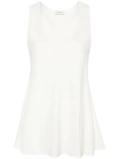 Lemaire Bias Cut Tank Top Clothing In White
