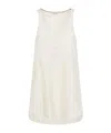 Lemaire Bias Cut Tank Top In White