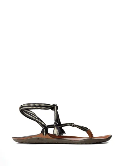 Lemaire Bicolor-laces Sandals In Black