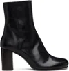 Lemaire Black Anatomic 80 Boots In Black