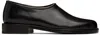 Lemaire Black Anatomic Slip On Loafers In Bk999 Black