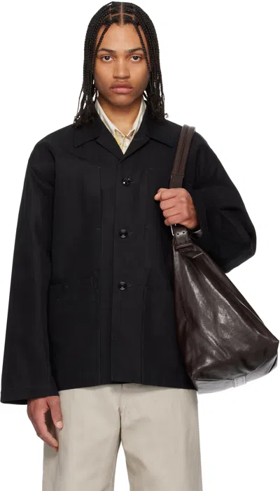 LEMAIRE BLACK BOXY SB WORKWEAR JACKET