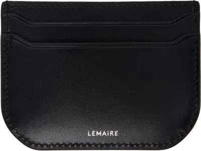 Lemaire Black Calepin Card Holder In Bk999 Black