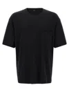 Lemaire Relaxed Fit T-shirt With Classic Crew Neckline In Black