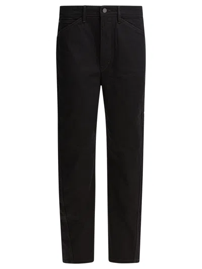 Lemaire Black Cotton Jeans