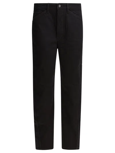 Lemaire Black Cotton Jeans
