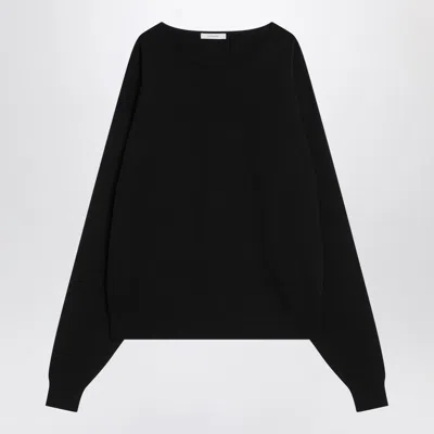 Lemaire Black Cotton Sweater Men
