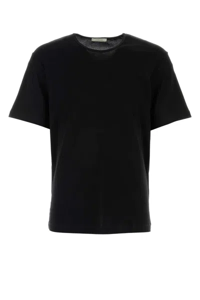 Lemaire Black Cotton T-shirt