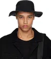 Lemaire Black Cricket Bucket Hat In Bk999 Black