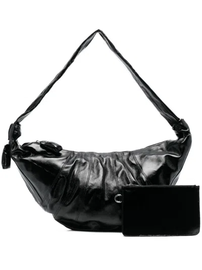 Lemaire Black Croissant Large Shoulder Bag