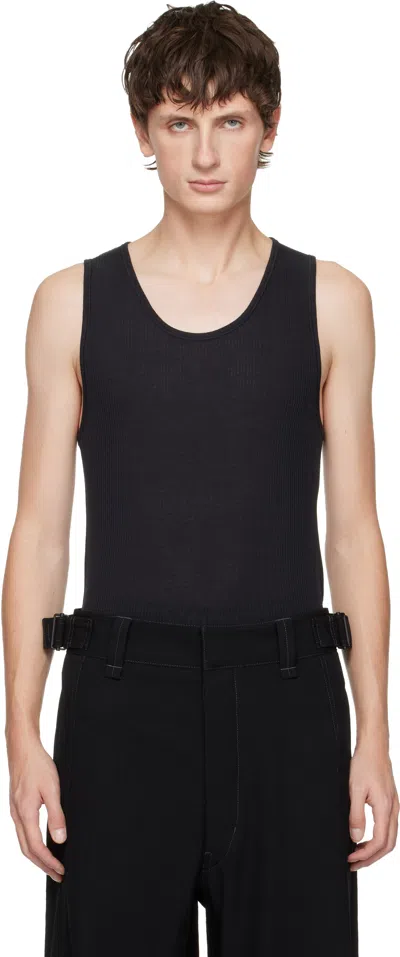 Lemaire Black Debardeur Tank Top