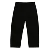 Lemaire Black Denim Wide-leg Jeans In Black