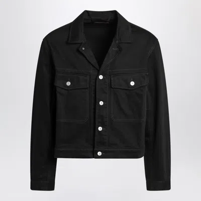 Lemaire Black Denim Jacket Men