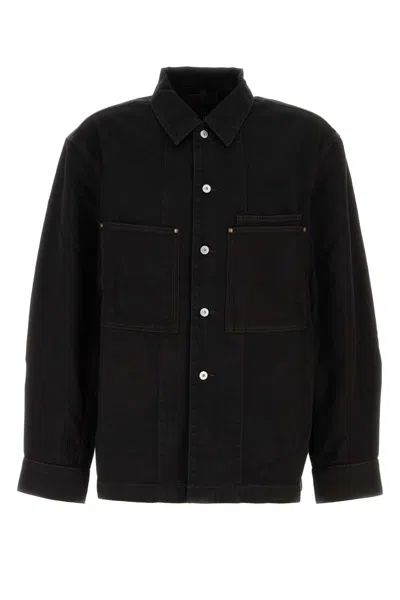 LEMAIRE BLACK DENIM SHIRT
