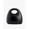 Lemaire Egg Leather Shoulder Bag In Black