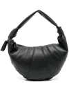 Lemaire Black Fortune Croissant Shoulder Bag