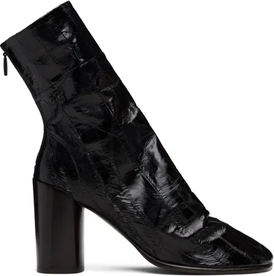 Lemaire Black Glove 80 Ankle Boots