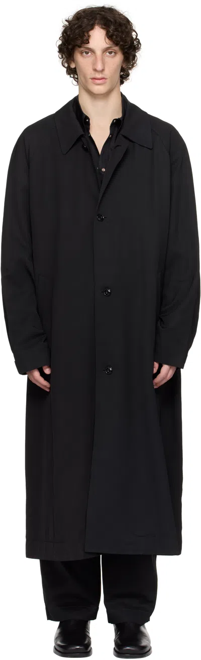Lemaire Black Half Coat