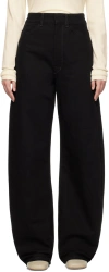 LEMAIRE BLACK HIGH WAISTED CURVE JEANS