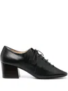 Lemaire Souris Derby Leather Pumps In Black
