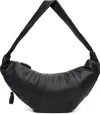 Lemaire Black Large Croissant Bag In Black