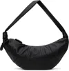 Lemaire Black Large Croissant Bag In Bk999 Black