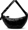 Lemaire Black Large Croissant Bag In Bk999 Black