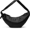 Lemaire Black Large Croissant Bag In Bk999 Black