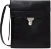 Lemaire Black Large Multi Pocket Gear Pouch In Br495 Espresso