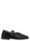 Lemaire Leather Ballet Flats In Black