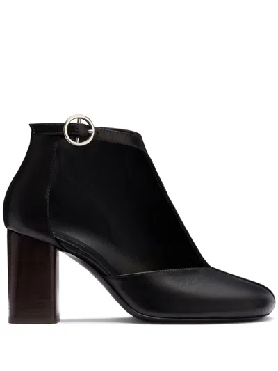 LEMAIRE BLACK LEATHER BOOTS