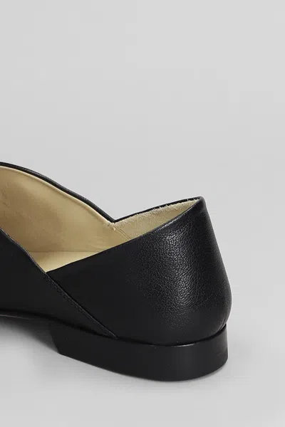 Lemaire Black Leather Loafers