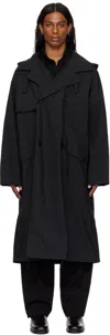 Lemaire Wool And Alpaca Long Coat With Belt