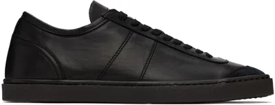 Lemaire Black Linoleum Sneakers In Bk999 Black