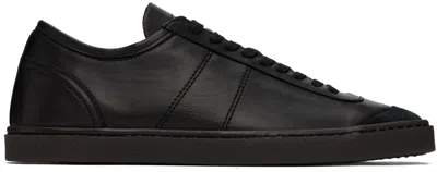 Lemaire Black Linoleum Sneakers In Bk999 Black